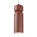 Mini Pendants Cable by Justice Designs ( 102 | CER-6510-CLAY-MBLK-WTCD Radiance ) 