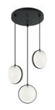Mini Pendants 3 Light Cluster by Matteo Lighting ( 423 | C71503MB Chatoyant ) 