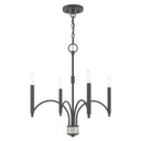 Mini Chandeliers Candle by Livex Lighting ( 107 | 51334-76 Wisteria ) 