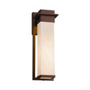 Exterior Wall Mount by Justice Designs ( 102 | CLD-7544W-DBRZ Clouds ) 