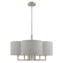 Mid. Chandeliers Drum Shade by Livex Lighting ( 107 | 51365-91 Kalmar ) 