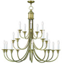 Large Chandeliers Candle by Livex Lighting ( 107 | 5140-01 Cranford ) 