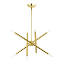 Mid. Chandeliers Starburst by Livex Lighting ( 107 | 46774-02 Soho ) 