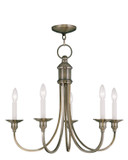 Mid. Chandeliers Candle by Livex Lighting ( 107 | 5145-01 Cranford ) 
