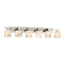 Bathroom Fixtures Three Lights by Justice Designs ( 102 | FAL-8706-30-NCKL LumenAria ) 