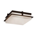 Exterior Ceiling Mount by Justice Designs ( 102 | CLD-7569W-DBRZ Clouds ) 