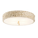 Flush Mounts Drum Shade by Lucas + McKearn ( 175 | FM1238-20 Trellis ) 