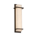 Exterior Wall Mt./Flush by Justice Designs ( 102 | CLD-7614W-DBRZ Clouds ) 