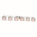 Bathroom Fixtures Five+Lights by Justice Designs ( 102 | FSN-8426-55-SEED-CROM Fusion ) 