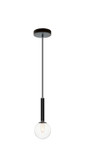 Mini Pendants Glass Down by Matteo Lighting ( 423 | C75301BKCL Stellar ) 