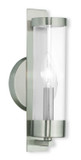 Sconces Single Glass by Livex Lighting ( 107 | 10141-91 Castleton ) 