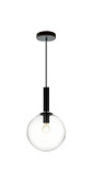 Pendants Glass Down by Matteo Lighting ( 423 | C75311BKCL Stellar ) 