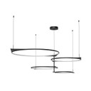 Large Chandeliers Multi-Port/Cascade by Kuzco Lighting ( 347 | MP84483-BK-UNV-010 Serif ) 