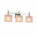 Bathroom Fixtures Three Lights by Justice Designs ( 102 | FSN-8413-30-FRCR-CROM Fusion ) 