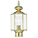 Exterior Post/Pier Head by Livex Lighting ( 107 | 2117-02 Outdoor Basics ) 