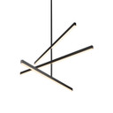 Pendants Geometric/Linear by Kuzco Lighting ( 347 | CH10345-BK-UNV Vega ) 