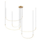 Large Chandeliers Multi-Port/Cascade by Kuzco Lighting ( 347 | MP89590-BG-UNV Talis ) 