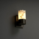 Sconces Single Glass by Justice Designs ( 102 | FAL-8761-12-DBRZ LumenAria ) 