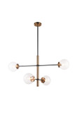 Mid. Chandeliers Glass Down by Matteo Lighting ( 423 | C78104AGCL Enchant ) 