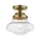 Semi-Flush Mts. Glass Down by Livex Lighting ( 107 | 41291-01 Avondale ) 