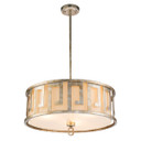 Pendants Drum Shade by Lucas + McKearn ( 175 | GN/Lemuria/P/L-S Lemuria ) 