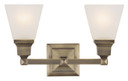 Bathroom Fixtures Two Lights by Livex Lighting ( 107 | 1032-01 Mission ) 
