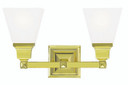 Bathroom Fixtures Two Lights by Livex Lighting ( 107 | 1032-02 Mission ) 