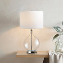 Lamps Table by Lucas + McKearn ( 175 | ORB-CLEAR-PN-WHT Orb ) 