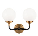 Bathroom Fixtures Two Lights by Matteo Lighting ( 423 | W58202AGOP Particles ) 