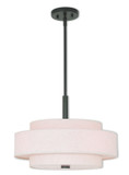 Pendants Drum Shade by Livex Lighting ( 107 | 52137-92 Monroe ) 