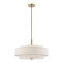 Pendants Drum Shade by Livex Lighting ( 107 | 52138-01 Monroe ) 