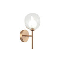 Sconces Single Glass by Matteo Lighting ( 423 | W60601AGCL Delcia ) 