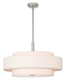 Pendants Drum Shade by Livex Lighting ( 107 | 52138-91 Meridian ) 