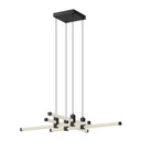 Mid. Chandeliers Multi-Port/Cascade by Kuzco Lighting ( 347 | CH23534-BK Blade ) 