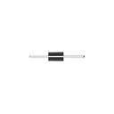 Bathroom Fixtures Cylindrical / Linear by Kuzco Lighting ( 347 | WS18224-BK Vega Minor ) 