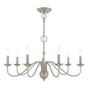 Mid. Chandeliers Candle by Livex Lighting ( 107 | 52167-91 Windsor ) 