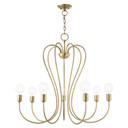 Mid. Chandeliers Candle by Livex Lighting ( 107 | 41367-01 Lucerne ) 