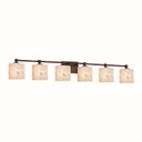 Bathroom Fixtures Five+Lights by Justice Designs ( 102 | FAL-8426-30-DBRZ-LED6-4200 LumenAria ) 