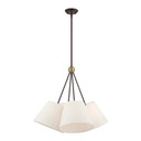 Mid. Chandeliers Drum Shade by Livex Lighting ( 107 | 41384-07 Prato ) 