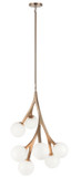Pendants Multi-port/Cascade by Matteo Lighting ( 423 | C81507AGOP Rami ) 
