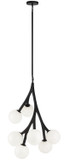 Pendants Multi-port/Cascade by Matteo Lighting ( 423 | C81507BKOP Rami ) 