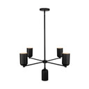Mid. Chandeliers Metal Shade by Kuzco Lighting ( 347 | CH57731-BK Nola ) 