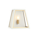 Sconces Single Candle by Matteo Lighting ( 423 | W72101WHAG Rosalie ) 
