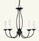 Mid. Chandeliers Candle by Livex Lighting ( 107 | 4155-07 Home Basics ) 
