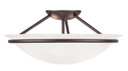 Semi-Flush Mts. Bowl Style by Livex Lighting ( 107 | 4824-07 Newburgh ) 
