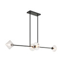 Linear/Island 4 Light + by Matteo Lighting ( 423 | C81744BKCL Novo ) 