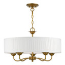 Mid. Chandeliers Drum Shade by Livex Lighting ( 107 | 41775-48 Edinburgh ) 