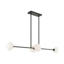 Linear/Island 4 Light + by Matteo Lighting ( 423 | C81744BKOP Novo ) 