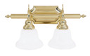 Bathroom Fixtures Two Lights by Livex Lighting ( 107 | 1282-02 French Regency ) 