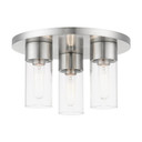 Flush Mounts Cage Style by Livex Lighting ( 107 | 48762-91 Carson ) 